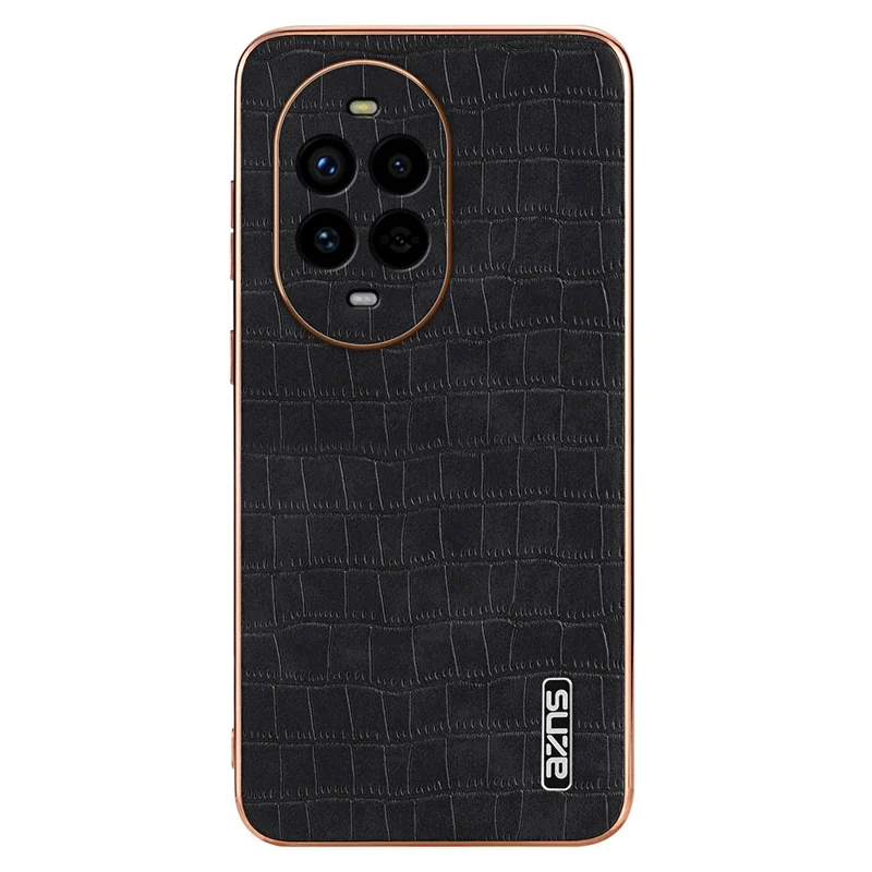 AZNS Per Huawei nova 13 Pro 5G Custodia Texture Coccodrillo Elettroplaccata PU+TPU - Nero