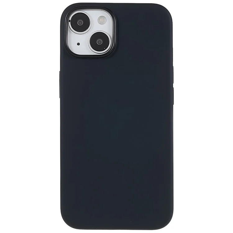 Magnetic Silicone Case for iPhone 14 Anti-Drop Phone Case Anti-Scratch Protective Phone Cover - Black