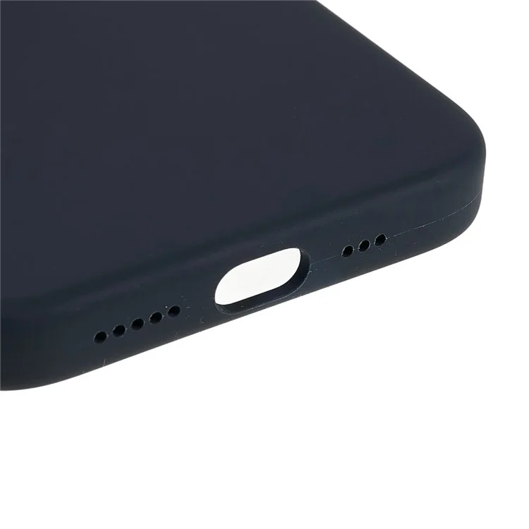 Magnetic Silicone Case for iPhone 14 Anti-Drop Phone Case Anti-Scratch Protective Phone Cover - Black
