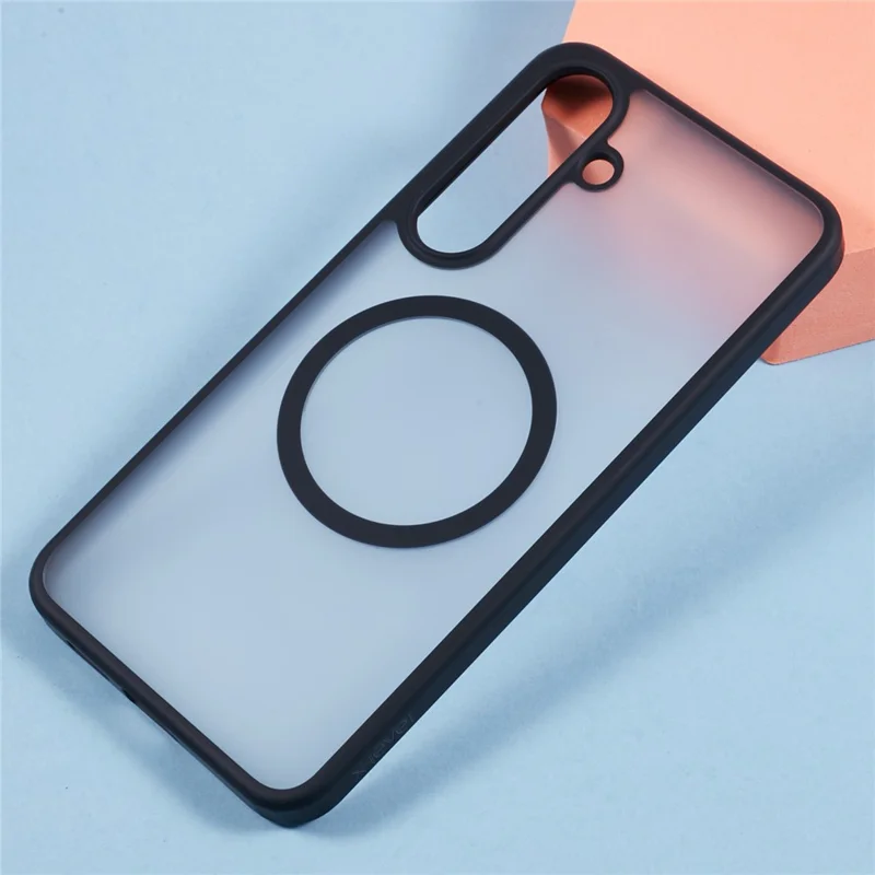 X-LEVEL For Samsung Galaxy S25+ Magnetic Case PC+TPU Matte Anti-Drop Cell Phone Cover - Black