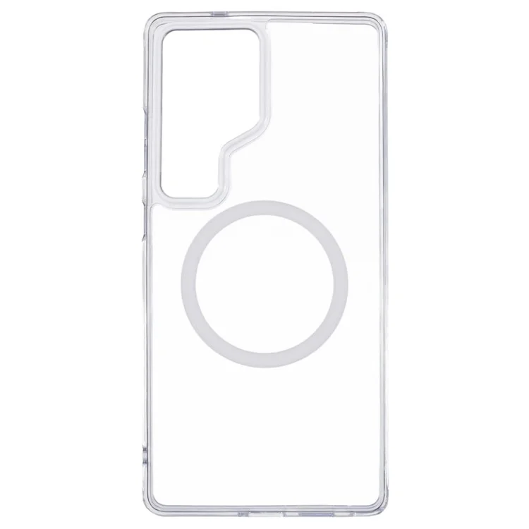 X-LEVEL For Samsung Galaxy S25 Ultra Magnetic Case PC+TPU Matte Anti-Drop Cell Phone Cover - Transparent