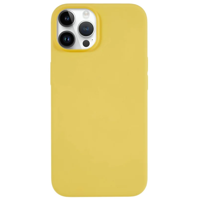 Magnetic Phone Case for iPhone 14 Pro Anti-Fall Silicone Case Anti-Scratch Protective Phone Cover - Yellow