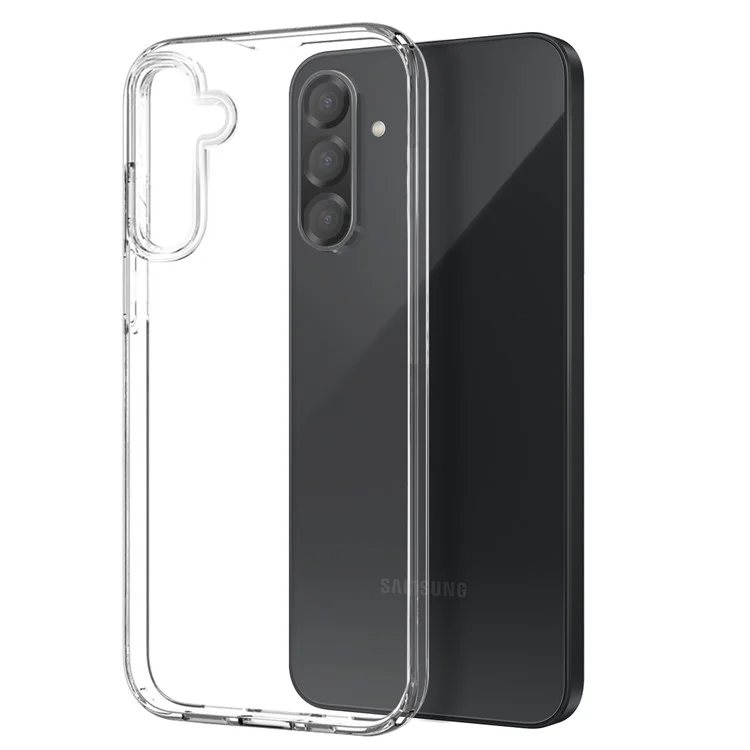 NORTHJO для Samsung Galaxy A56 5G прозрачный чехол мягкий TPU чехол для телефона с закаленным стеклянным экраном