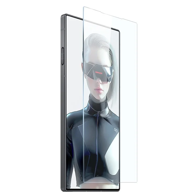 Étui transparent NORTHJO pour ZTE nubia Red Magic 9S Pro 5G / 9S Pro+ 5G / 9 Pro 5G / 9 Pro+ 5G Housse de téléphone en TPU souple avec protecteur d'écran en verre trempé