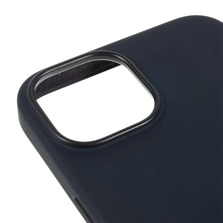 Custodia Telefonica Anti-cala Per Iphone 14 Pro Max Magnetic Silicon Case di Protezione Anti-scratch - Nero