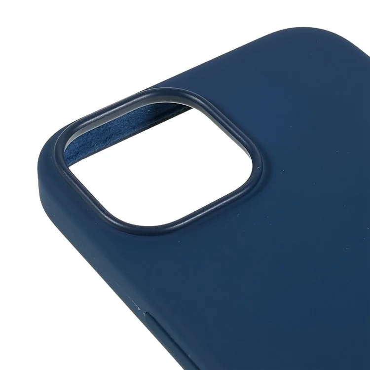 Anti-Fall Phone Case for iPhone 14 Pro Max Magnetic Silicone Case Anti-Scratch Protective Phone Cover - Blue