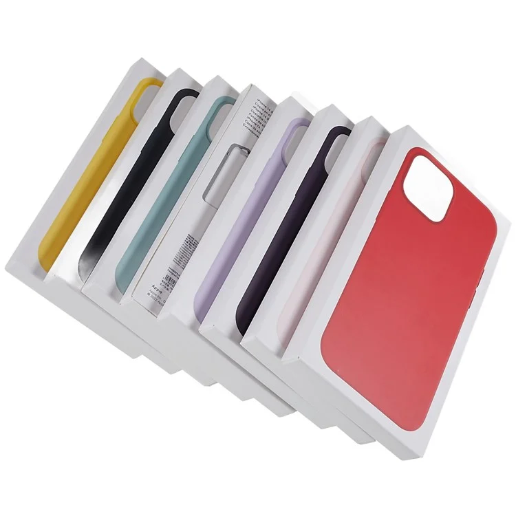 Anti-Fall Phone Case for iPhone 14 Pro Max Magnetic Silicone Case Anti-Scratch Protective Phone Cover - Blue