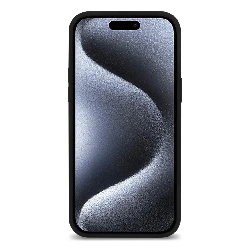 Funda para iPhone 14 Pro a prueba de golpes de silicona suave - Negro