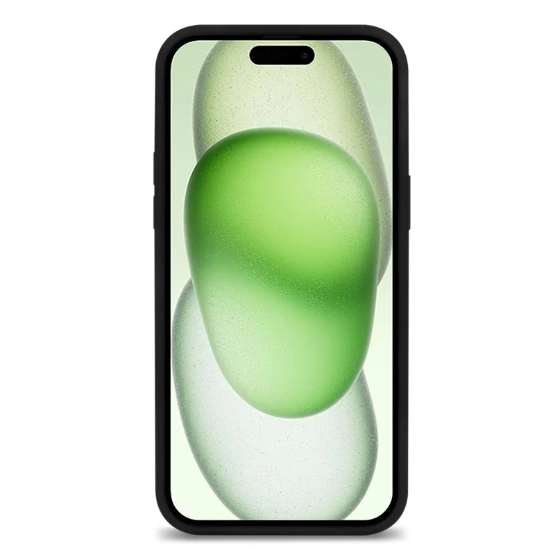 Capa para iPhone 14 à prova de choque, de silicone macio - Preta