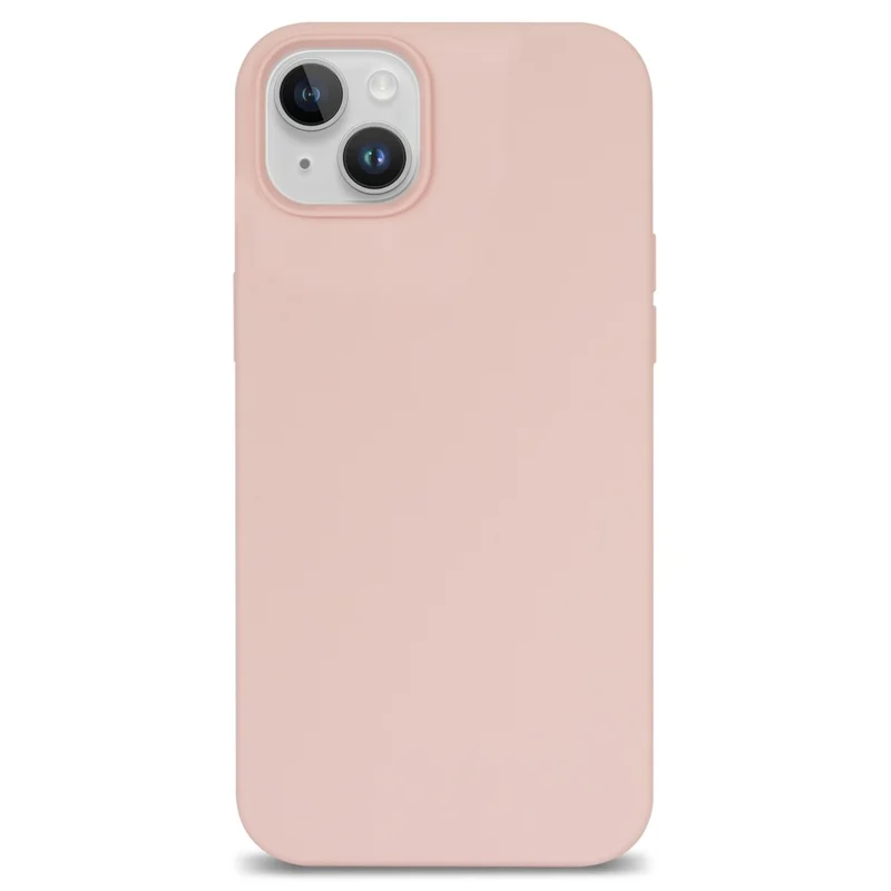 For iPhone 14 Case Shockproof Soft Silicone Phone Cover - Light Pink