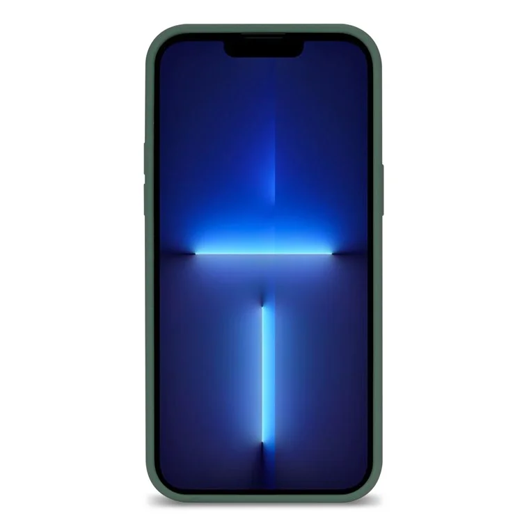 Custodia per iPhone 13 Pro Max, antiurto, in morbido silicone - Verde