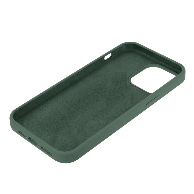 Custodia per iPhone 13 Pro Max, antiurto, in morbido silicone - Verde