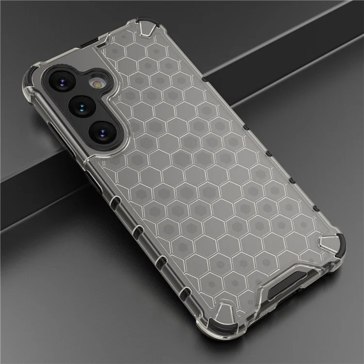 Capa para Samsung Galaxy A26 5G PC+TPU Forma de favo de mel - Preto