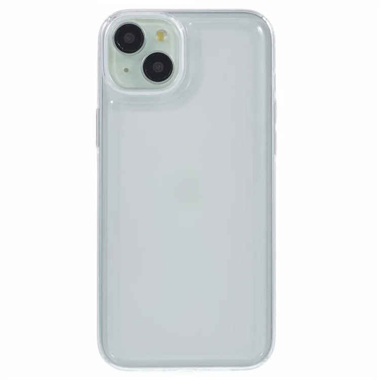 Capa para iPhone 15 Plus Transparente Soft TPU Cobertura Traseira do Telefone Proteção Airbag