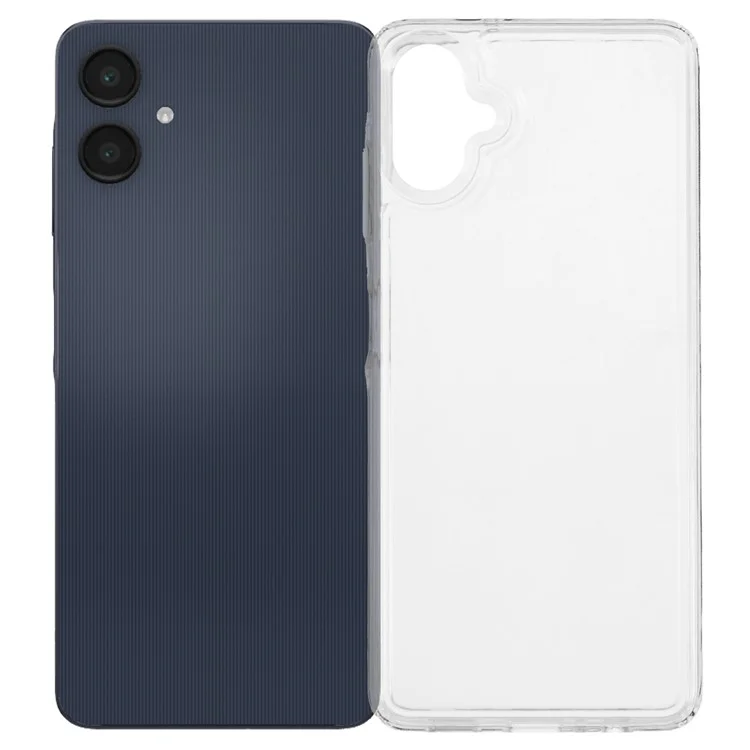 Coque pour Samsung Galaxy A06 Étui transparent en TPU souple Couverture arrière de téléphone avec protection anti-choc