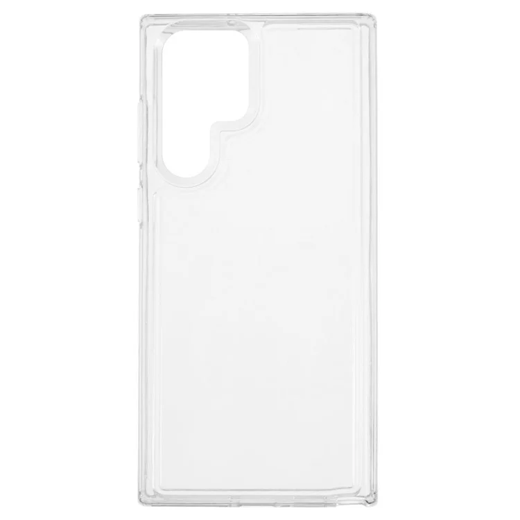 Custodia per Samsung Galaxy S22 Ultra 5G, trasparente HD, morbida in TPU, copertura posteriore del telefono, protezione airbag