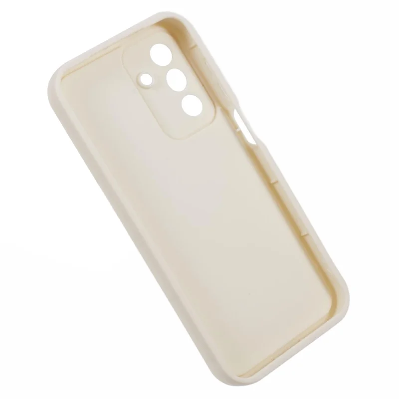 Custodia per Samsung Galaxy A26 5G con design scanalato, cover per telefono in TPU antiscivolo - Beige
