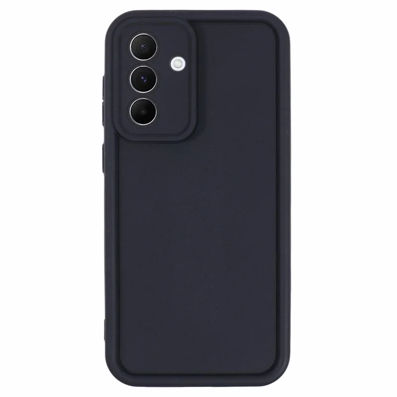 For Samsung Galaxy A56 5G Case Grooved Design TPU Anti-Slip Phone Cover - Black