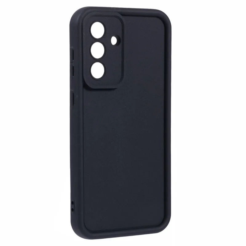 For Samsung Galaxy A56 5G Case Grooved Design TPU Anti-Slip Phone Cover - Black