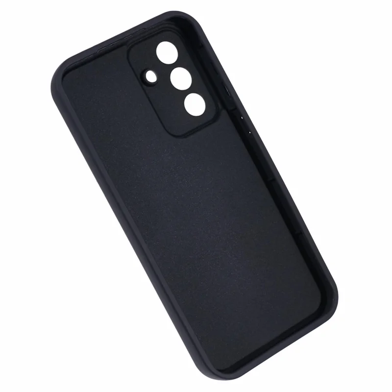 For Samsung Galaxy A56 5G Case Grooved Design TPU Anti-Slip Phone Cover - Black