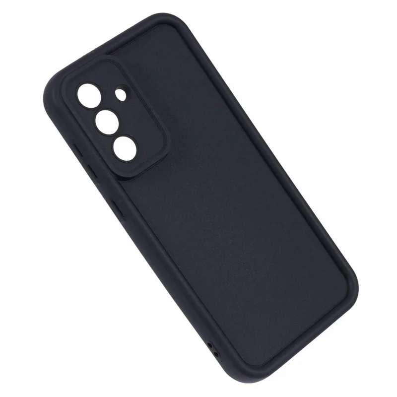 For Samsung Galaxy A56 5G Case Grooved Design TPU Anti-Slip Phone Cover - Black