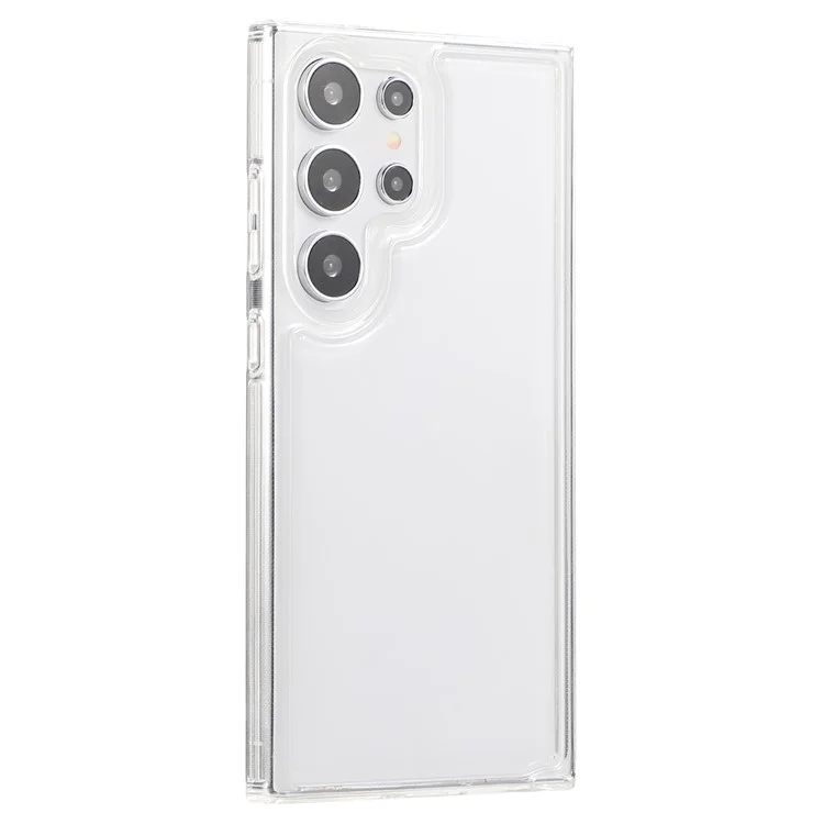 Coque pour Samsung Galaxy S25 Ultra, transparente et en TPU souple, avec protection anti-choc.