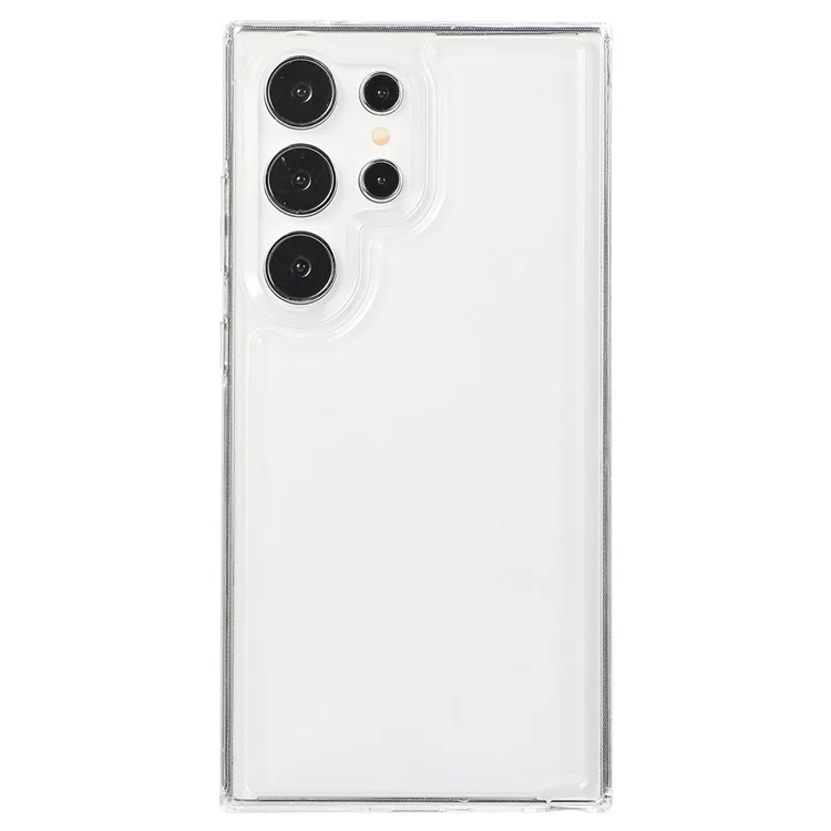 Coque pour Samsung Galaxy S25 Ultra, transparente et en TPU souple, avec protection anti-choc.