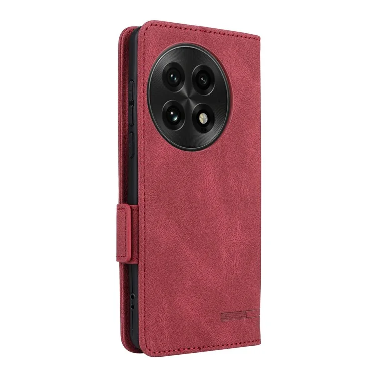 Für OnePlus 13 Hülle Leder Brieftasche Flip Handyhülle mit Hardware-Dekor - Rose