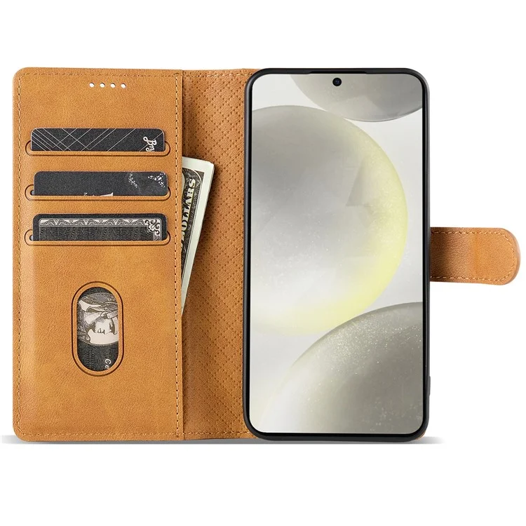 N.BEKUS CSJ-001 Custodia a portafoglio in pelle PU per Samsung Galaxy A26 5G - Marrone