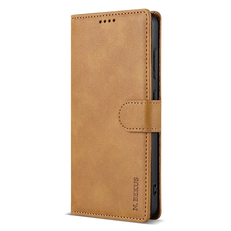 N.BEKUS CSJ-001 Custodia a portafoglio in pelle PU per Samsung Galaxy A26 5G - Marrone