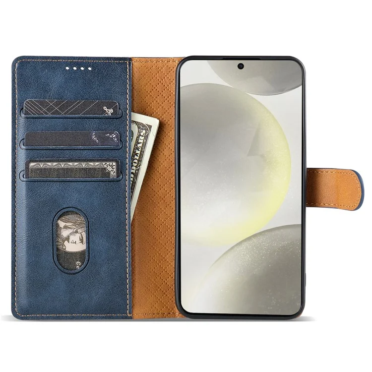 N.BEKUS CSJ-001 Custodia a portafoglio in pelle PU per Samsung Galaxy A36 5G - Blu