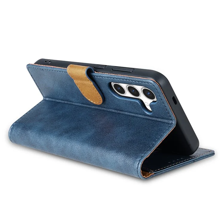 N.BEKUS CSJ-001 Custodia a portafoglio in pelle PU per Samsung Galaxy A36 5G - Blu
