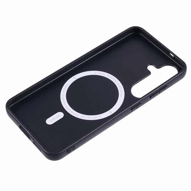 X-LEVEL för Samsung Galaxy S25+ Magnetisk Skal PC+TPU+PU Telefonbakdel - Grå