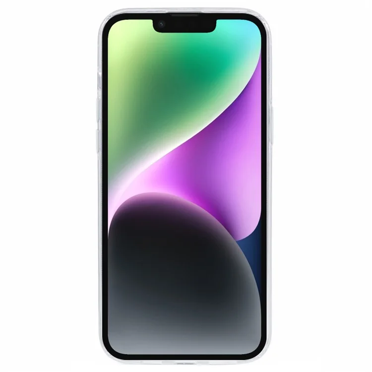 Für iPhone 14 Hülle HD Klare Weiche TPU Telefon Rückseite Abdeckung Airbag Schutz