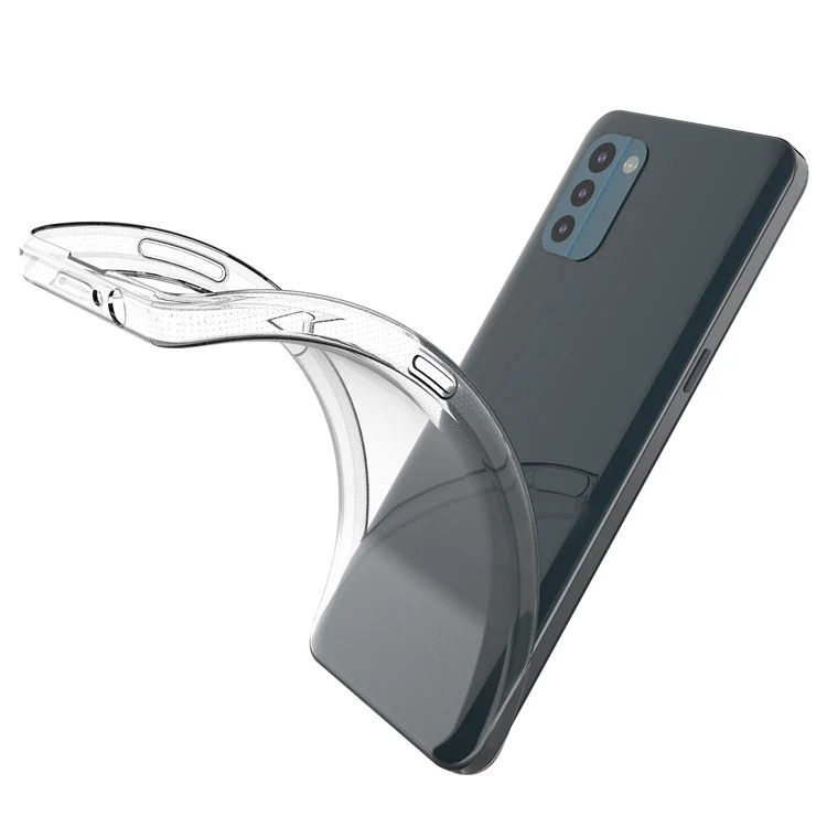 Anti-Scratch Transparent Phone Cover for Nokia G21 4G, Ultra Slim Drop-Proof Soft TPU Back Case