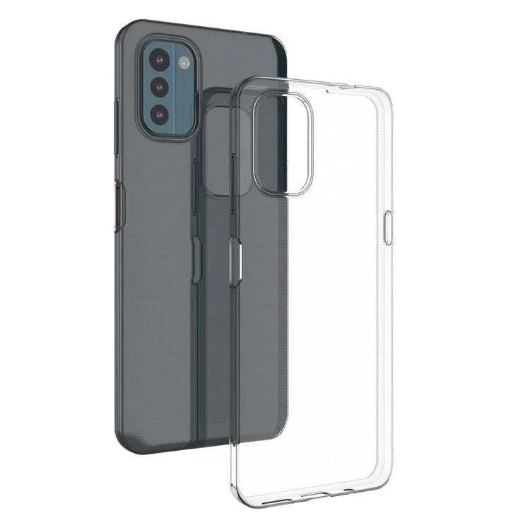 Anti-Scratch Transparent Phone Cover for Nokia G21 4G, Ultra Slim Drop-Proof Soft TPU Back Case