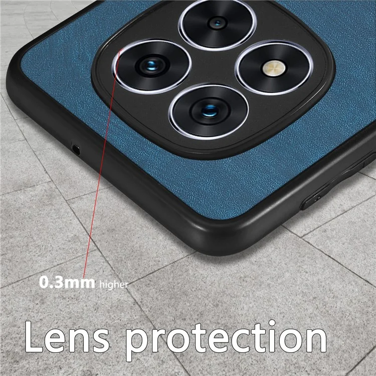 Capa para Xiaomi Redmi Note 14 Pro 5G, de couro retrô + TPU à prova de choques, Proteção de telefone - Preta