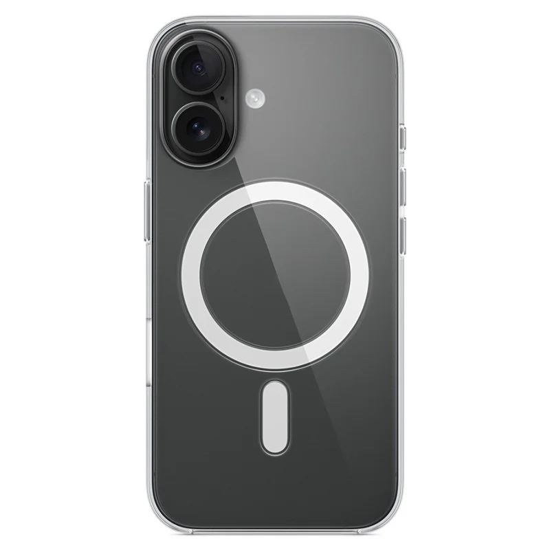 For iPhone 16 Plus Case Compatible with MagSafe Hard PC Clear Phone Back Cover	