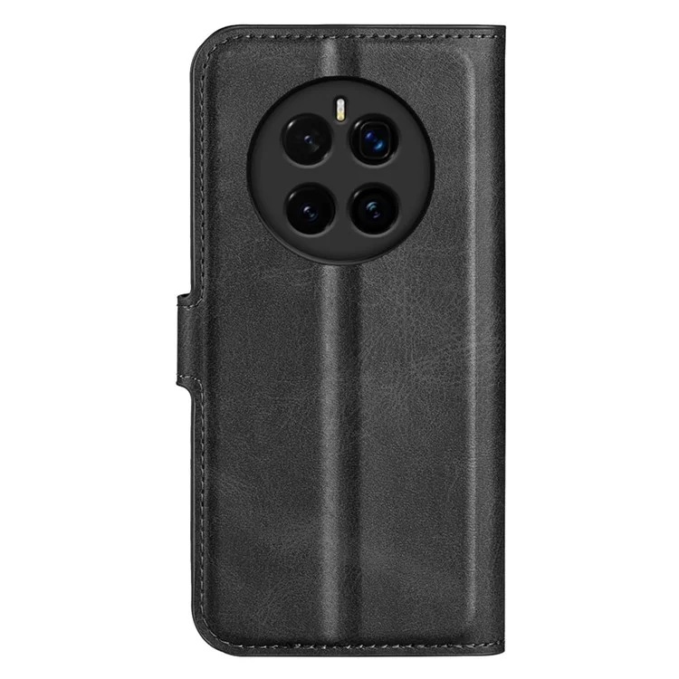 Étui de protection 5G Magic7 For Honor en cuir véritable à texture de veau anti-rayures - Noir