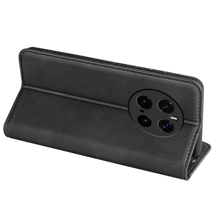 Funda para teléfono móvil Magic7 Pro 5G For Honor con toque de piel y cartera - Negro