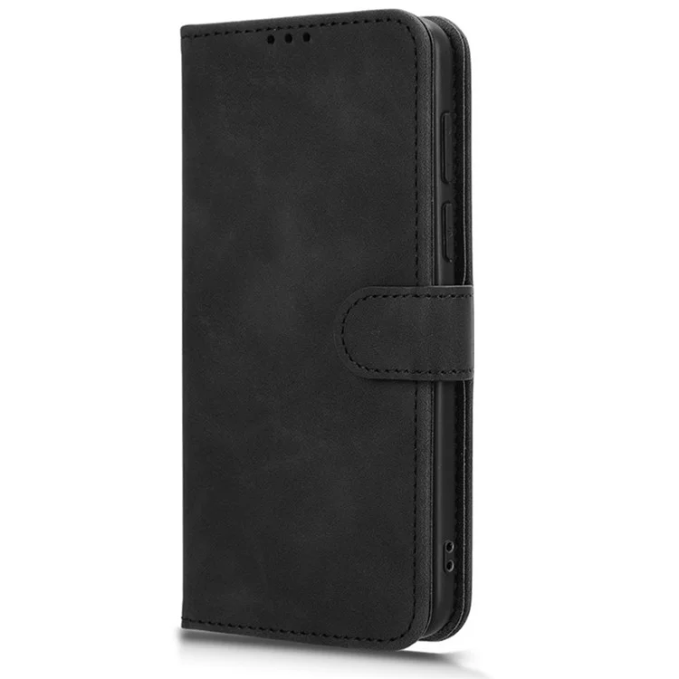 Custodia in pelle per Huawei Mate 70 Pro con sensazione di pelle, anti-caduta, flip wallet cover - Nero