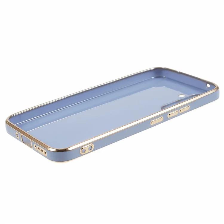 For Samsung Galaxy S24 FE Case TPU Slim Fit Shockproof Phone Cover 6D Electroplating - Grey