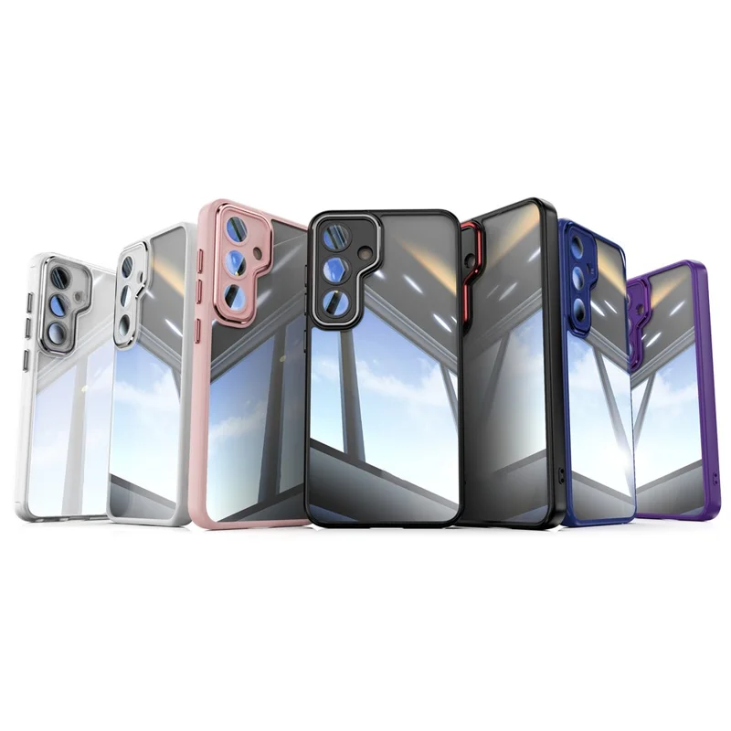 For Samsung Galaxy A26 5G Case Drop-Proof TPU + Acrylic Protective Phone Cover - Grey