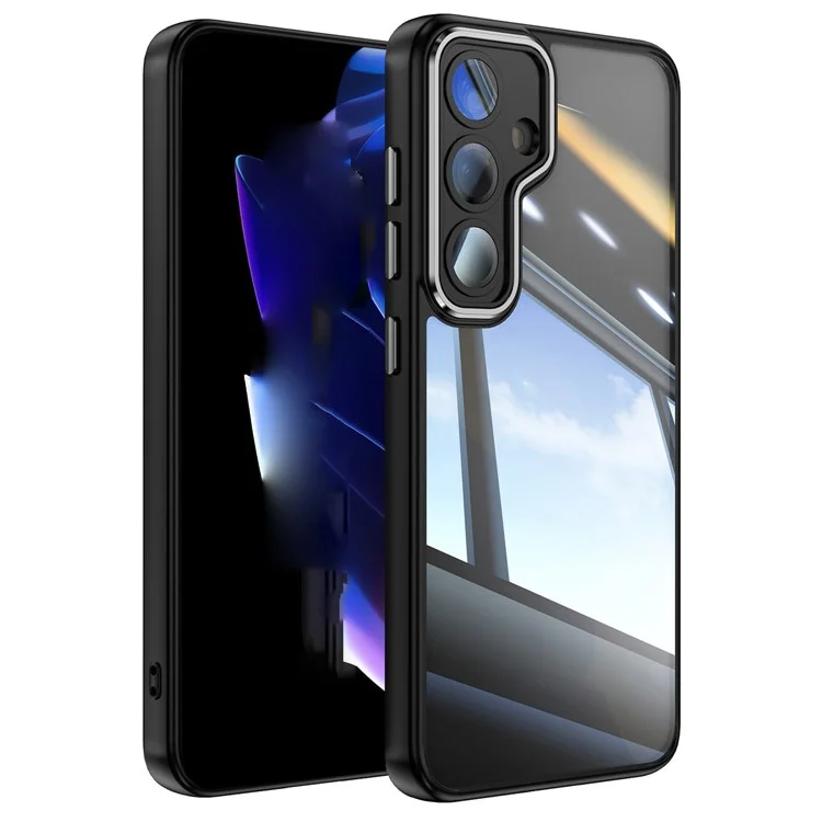Funda para Samsung Galaxy A56 5G a prueba de caídas, de TPU + acrílico protector - Negro