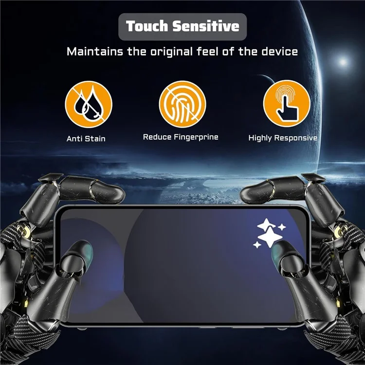 Para Samsung Galaxy A16 5G / 4G, funda de teléfono de TPU transparente antiarañazos + protector de pantalla con borde curvo de 2,5D