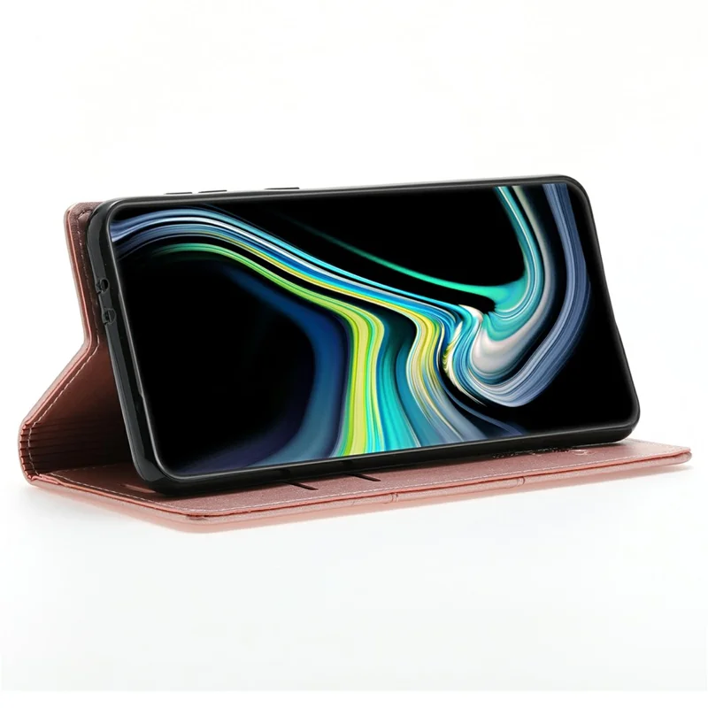For Samsung Galaxy A36 5G Wallet Case Magnetic Closing Leather Phone Cover - Rose Gold