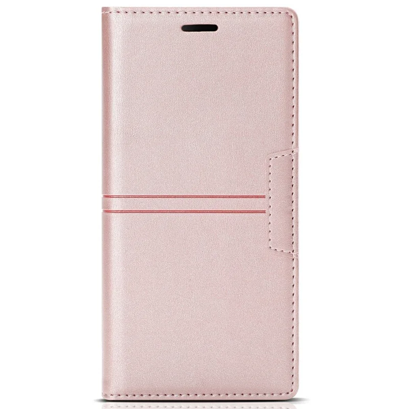 For Samsung Galaxy A36 5G Wallet Case Magnetic Closing Leather Phone Cover - Rose Gold