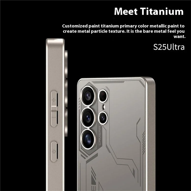 GKK Gehäuse für Samsung Galaxy S25 Ultra, Musterdesign aus PC+TPU, AG-Touch-Rückseite - Grün