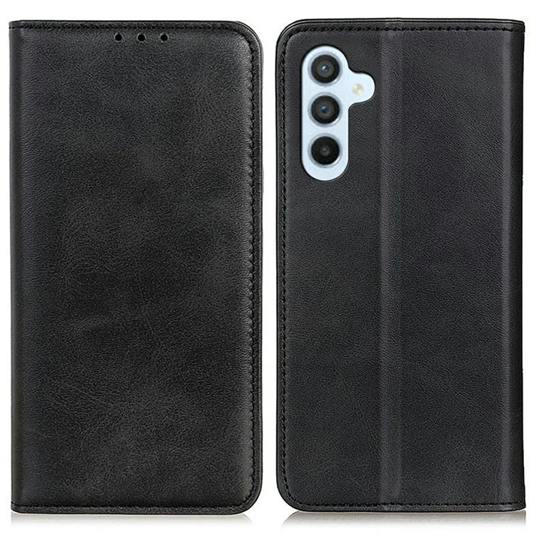 Custodia per Samsung Galaxy A26 5G in pelle bifacciale a portafoglio - Nero