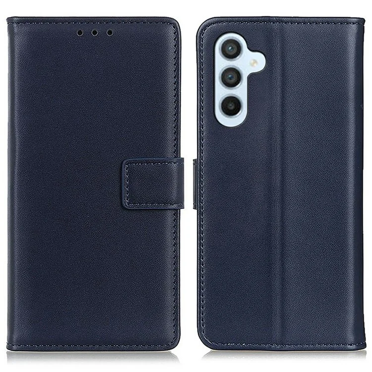 Funda para Samsung Galaxy A26 5G con ranuras para tarjetas, de piel sintética con tapa y soporte - Azul